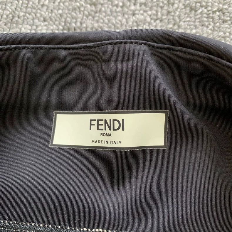Fendi Fendi Black Side Stripe Casual Pants Size 42" / US 20 - 5 Thumbnail