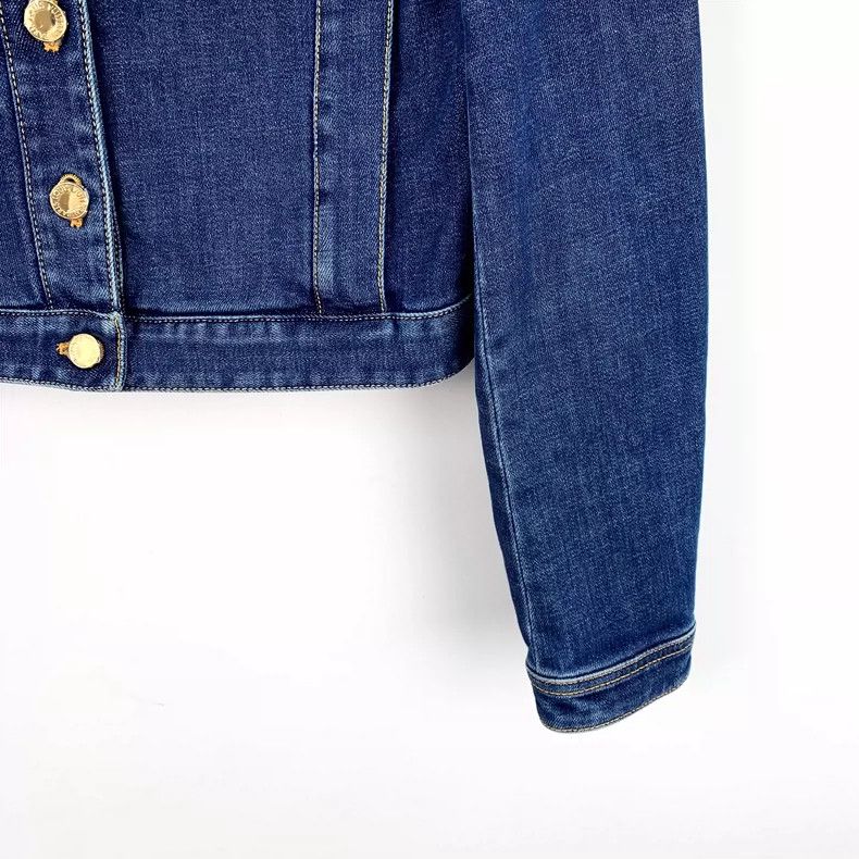 Louis Vuitton Louis Vuitton Denim Jacket with Logo Patch Size XS / US 0-2 / IT 36-38 - 4 Thumbnail