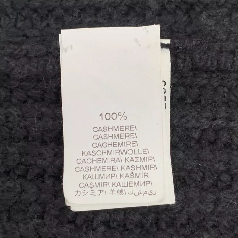 Brunello Cucinelli Brunello Cucinelli Black Knit Cardigan with Faux Fur Size M / US 6-8 / IT 42-44 - 7 Thumbnail