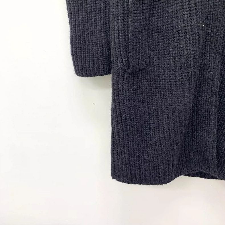 Brunello Cucinelli Brunello Cucinelli Black Knit Cardigan with Faux Fur Size M / US 6-8 / IT 42-44 - 4 Thumbnail