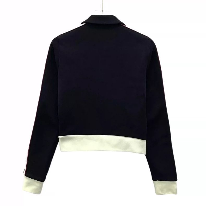Miu Miu MiuMiu Black Logo Cotton Zip Jacket Size S / US 4 / IT 40 - 2 Thumbnail