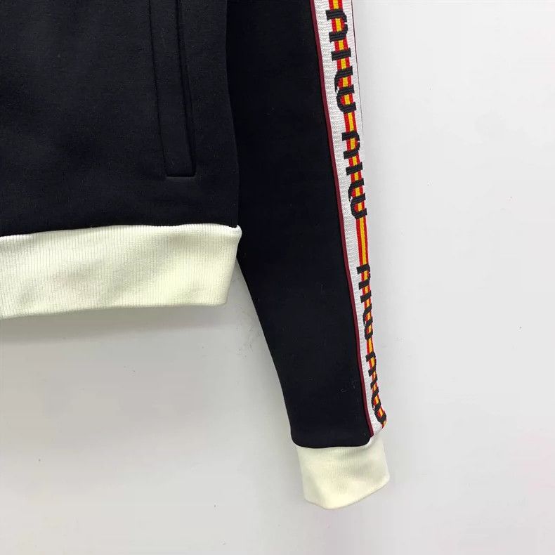 Miu Miu MiuMiu Black Logo Cotton Zip Jacket Size S / US 4 / IT 40 - 4 Thumbnail
