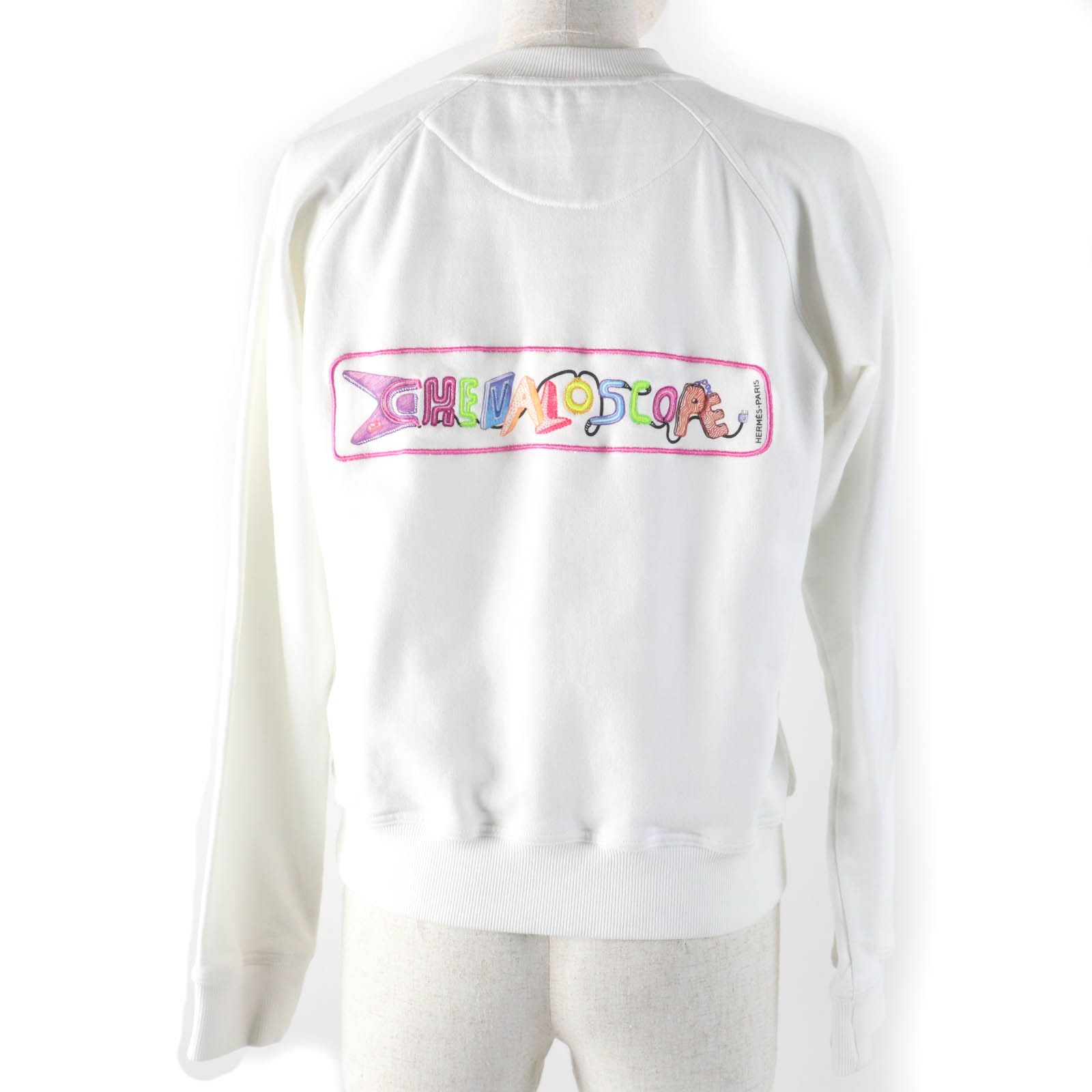 Hermes Hermes Chevaloscope Cotton Embroidery Print Sweatshirt Cotton Sweatshirts & Hoodies