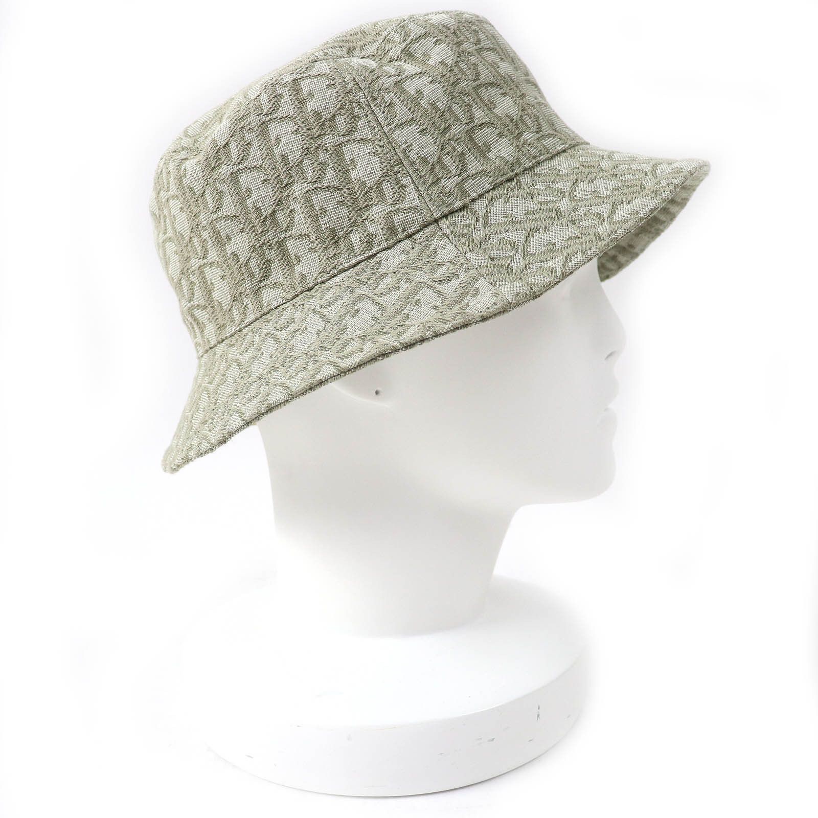 Dior Dior Dior Oblique jacquard cotton polyester bucket hat Cotton Hats 293C906J5763 DUTY FREE for USA Size ONE SIZE - 3 Thumbnail