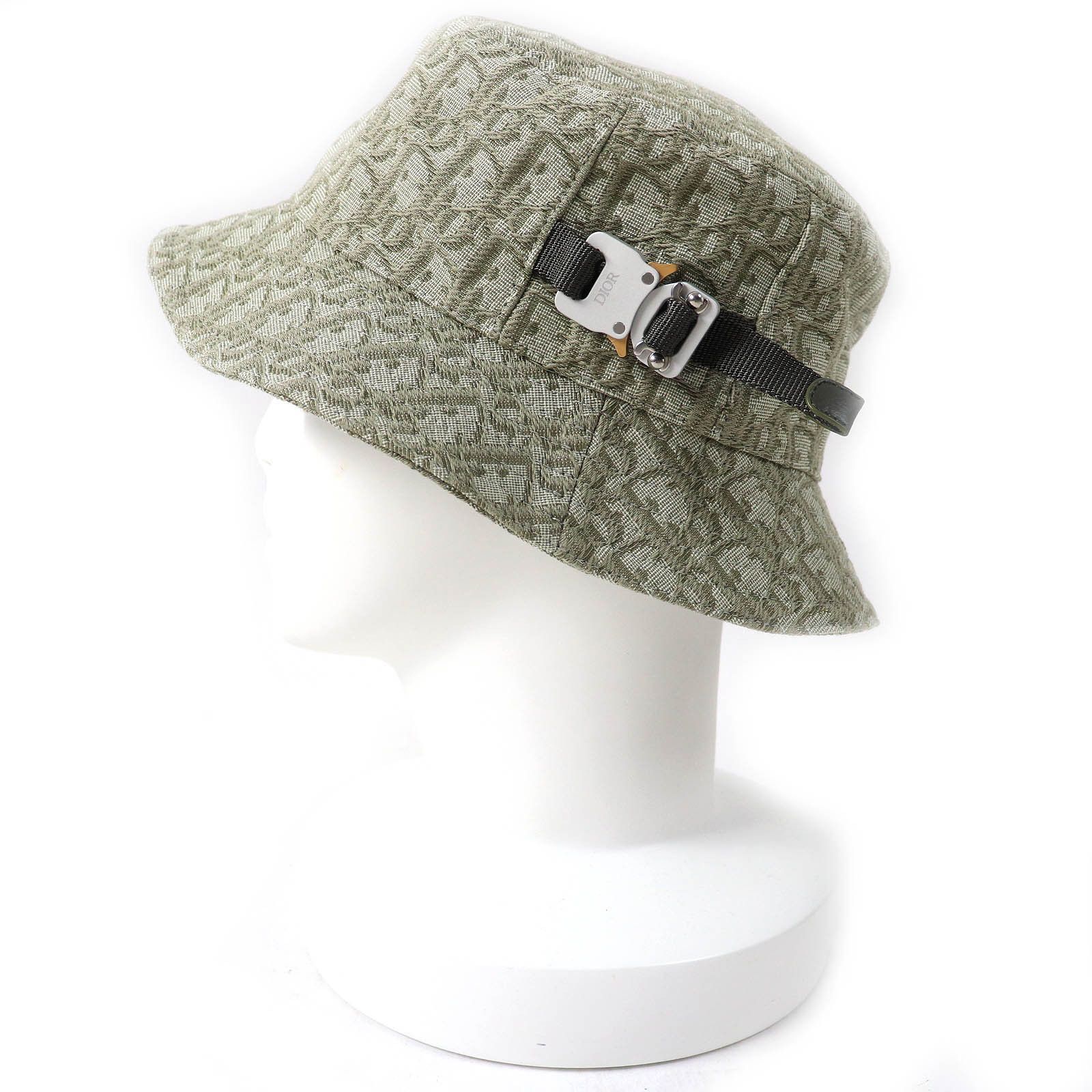 Dior Dior Dior Oblique jacquard cotton polyester bucket hat Cotton Hats 293C906J5763 DUTY FREE for USA Size ONE SIZE - 2 Thumbnail