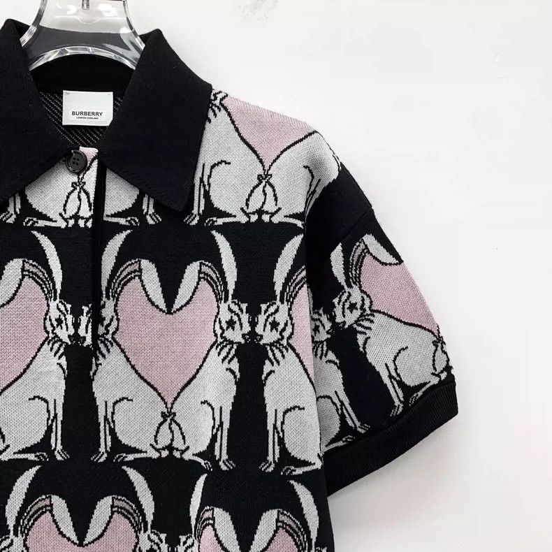 Burberry Burberry Rabbit Year Color-Block Short Dress Size XS / US 0-2 / IT 36-38 - 3 Thumbnail