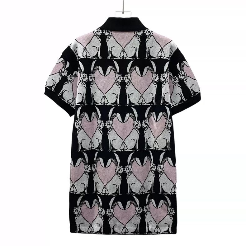 Burberry Burberry Rabbit Year Color-Block Short Dress Size XS / US 0-2 / IT 36-38 - 2 Thumbnail