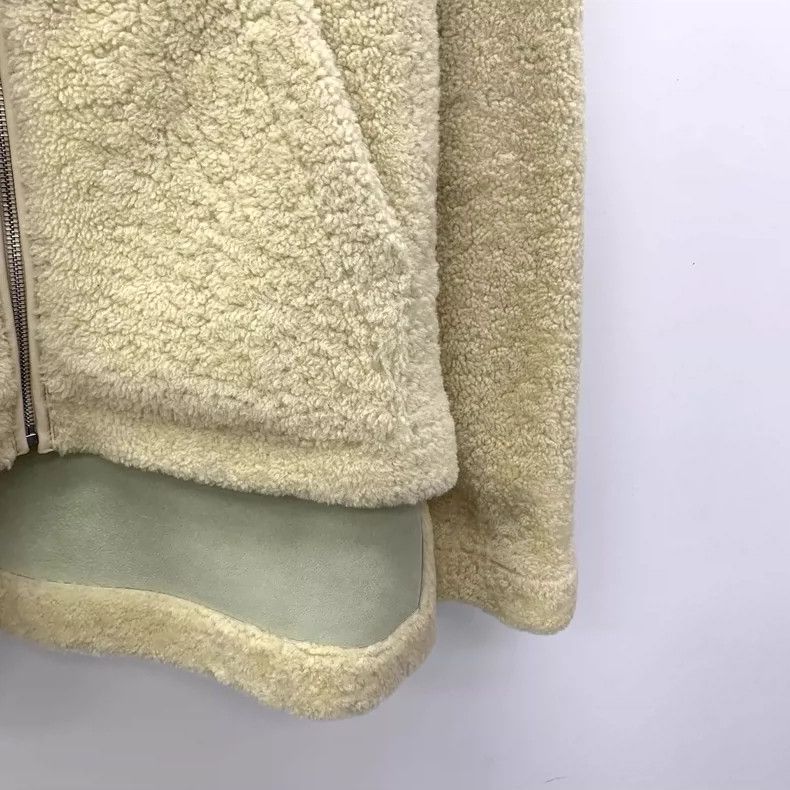 Loewe Loewe Beige Wool Hooded Zip Jacket Size XS / US 0-2 / IT 36-38 - 4 Thumbnail