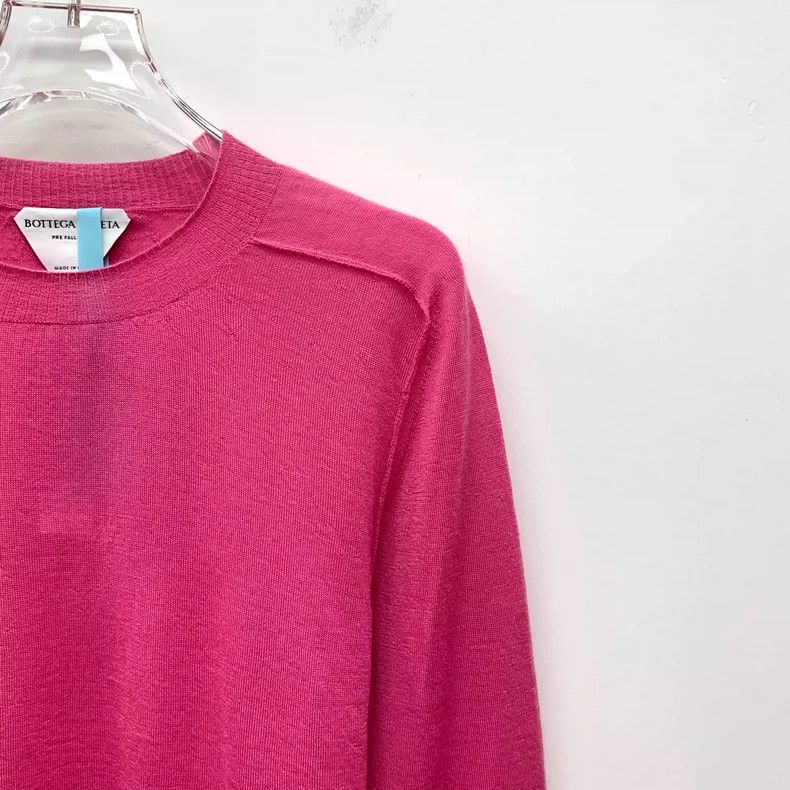 Bottega Veneta Bottega Veneta Pink Cashmere Knit Sweater Size XS / US 0-2 / IT 36-38 - 3 Thumbnail