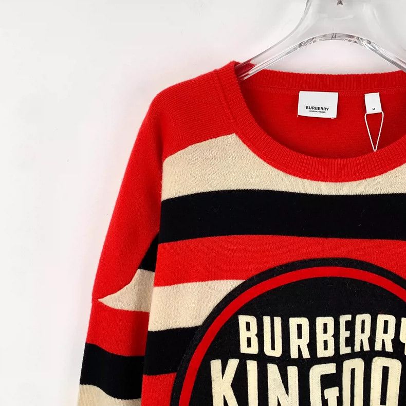 Burberry Burberry Color Block Long Sleeve Knit Sweater Size M / US 6-8 / IT 42-44 - 3 Thumbnail
