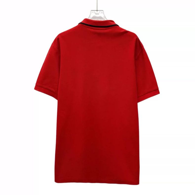 Burberry Burberry Red Logo Embroidered Polo Shirt Size XL / US 12-14 / IT 48-50 - 2 Thumbnail
