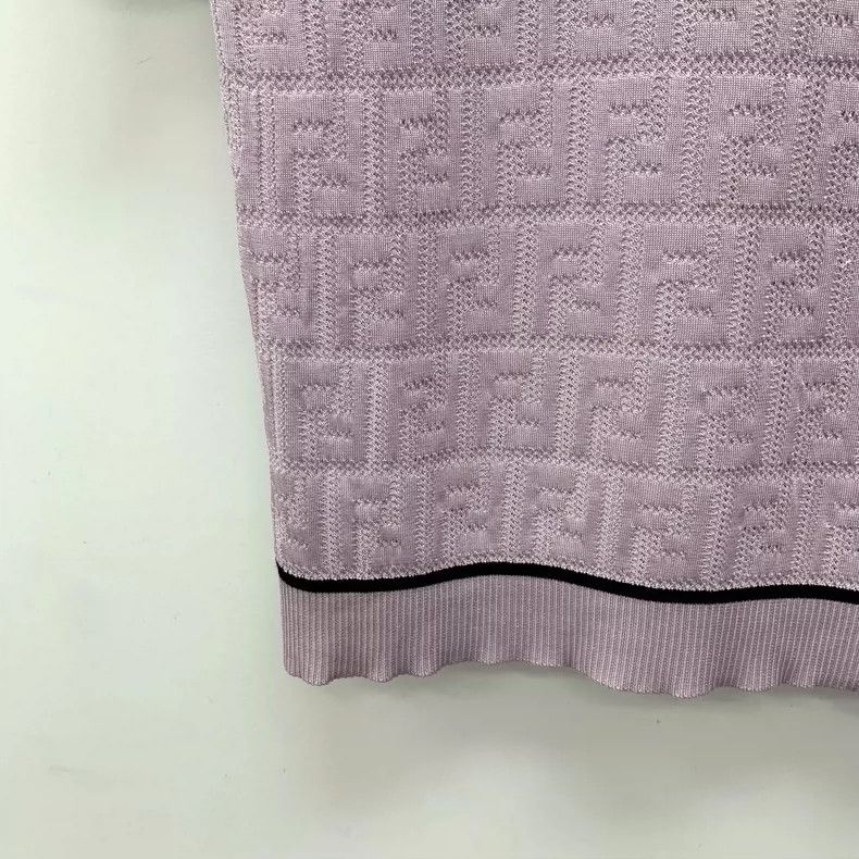 Fendi Fendi California Sky Purple Logo Knit Top Size S / US 4 / IT 40 - 4 Thumbnail