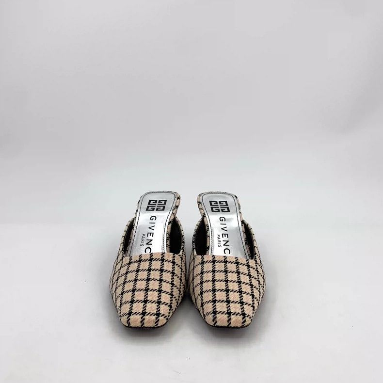 Givenchy Givenchy Checkered Heeled Shoes in Beige Size US 6 / IT 36 - 3 Thumbnail