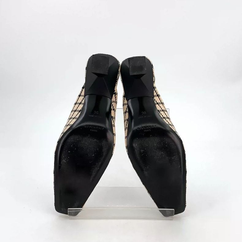 Givenchy Givenchy Checkered Heeled Shoes in Beige Size US 6 / IT 36 - 5 Thumbnail