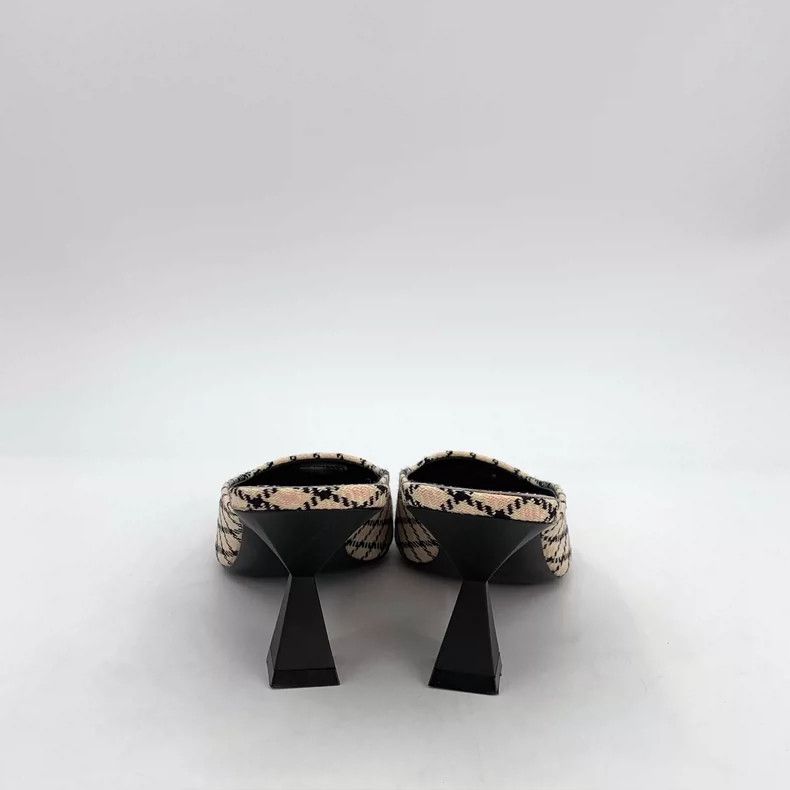 Givenchy Givenchy Checkered Heeled Shoes in Beige Size US 6 / IT 36 - 4 Thumbnail
