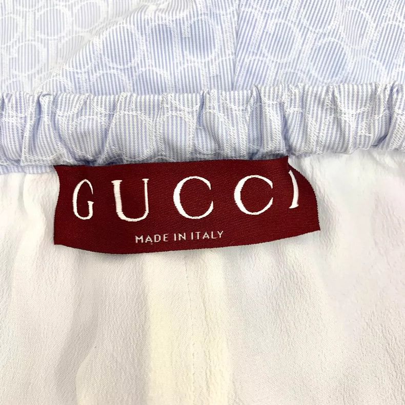 Gucci Gucci Light Blue Printed Casual Shorts Size 38" / US 16 / IT 52 - 5 Thumbnail