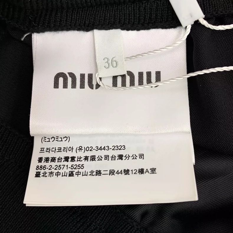 Prada Miu Miu Black Striped Wool Casual Shorts Size 36" / US 14 / IT 50 - 6 Thumbnail