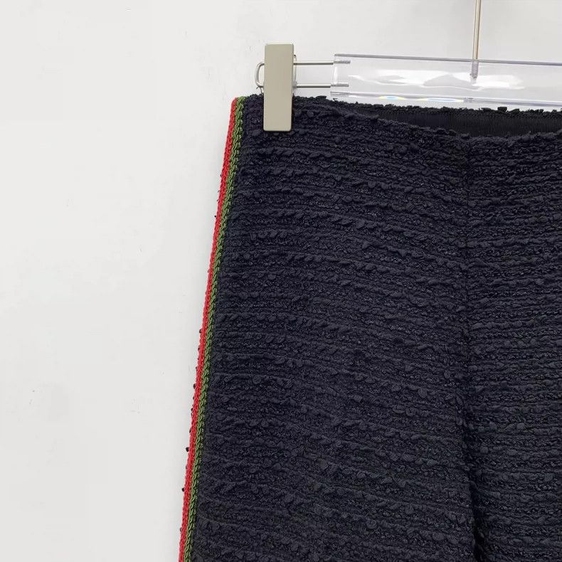Gucci Gucci Black Side Stripe Cotton Casual Pants Size 38" / US 16 / IT 52 - 3 Thumbnail