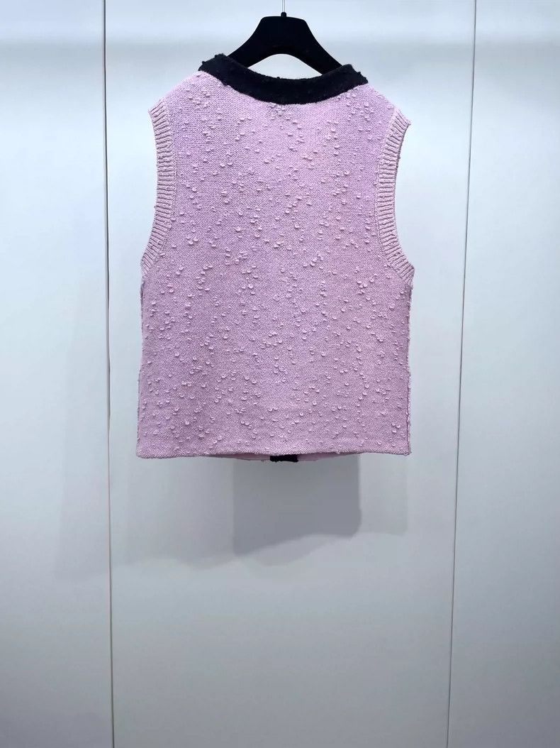 Chanel Chanel Color Block Knit Vest Size M / US 6-8 / IT 42-44 - 2 Thumbnail