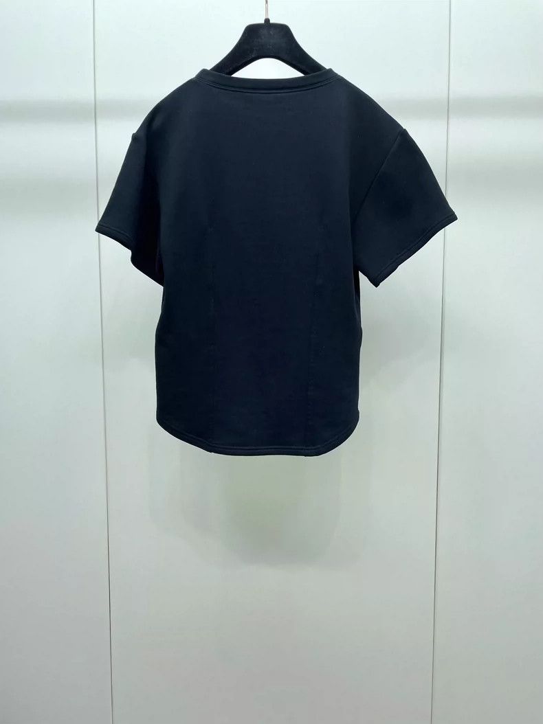 Chanel Chanel Black Short Sleeve Graphic T-Shirt Size S / US 4 / IT 40 - 2 Thumbnail