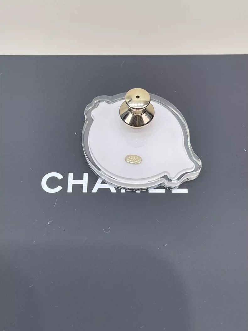 Chanel Double C Acrylic Brooch Pin