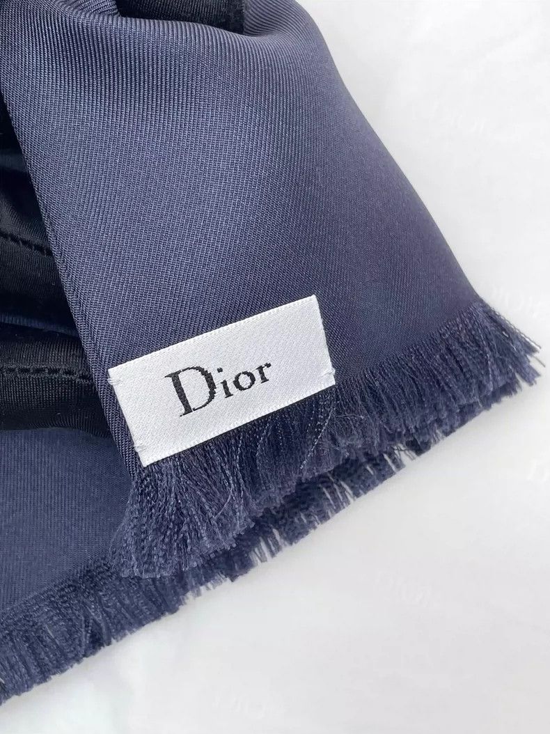Dior Dior Silk Scarf with Logo Design Size ONE SIZE - 4 Thumbnail