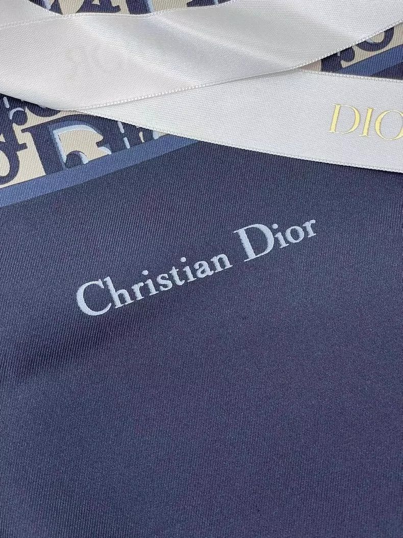 Dior Dior Silk Scarf with Logo Design Size ONE SIZE - 7 Thumbnail