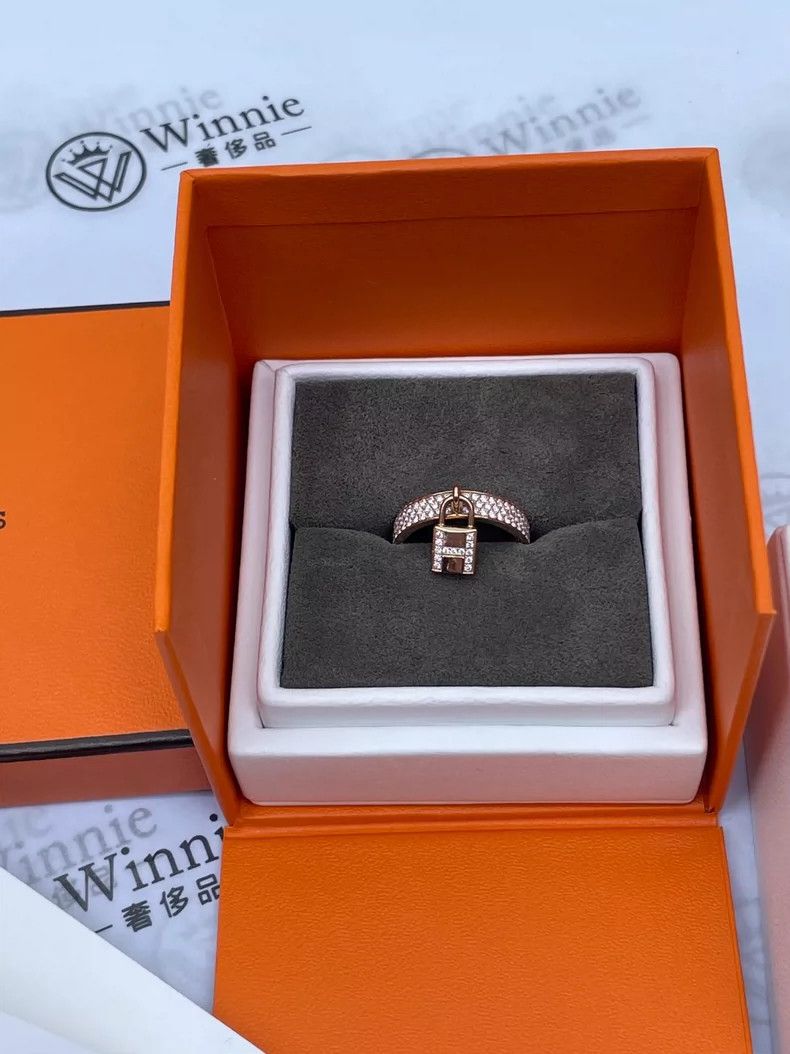 Hermes Hermes Clochette Series Diamond Ring Size 54 Size ONE SIZE - 2 Thumbnail