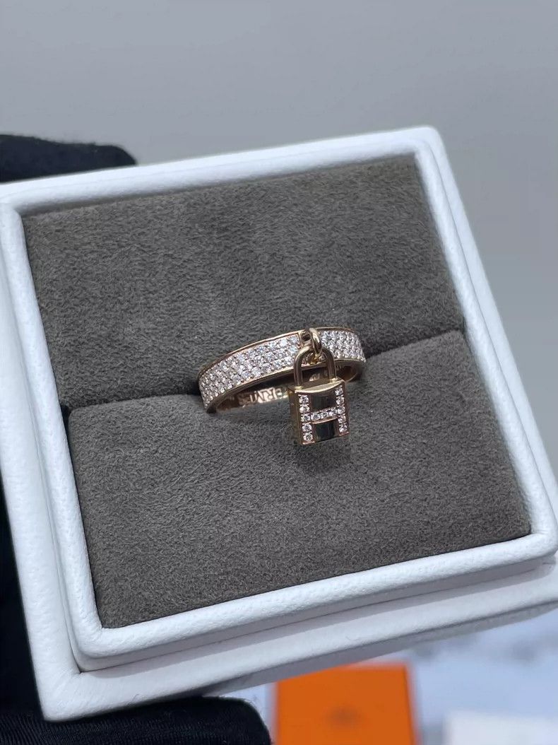 Hermes Hermes Clochette Series Diamond Ring Size 54 Size ONE SIZE - 3 Thumbnail