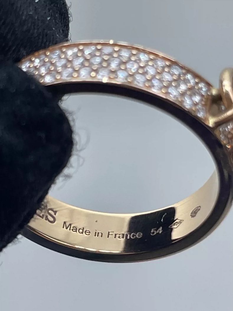 Hermes Hermes Clochette Series Diamond Ring Size 54 Size ONE SIZE - 9 Thumbnail