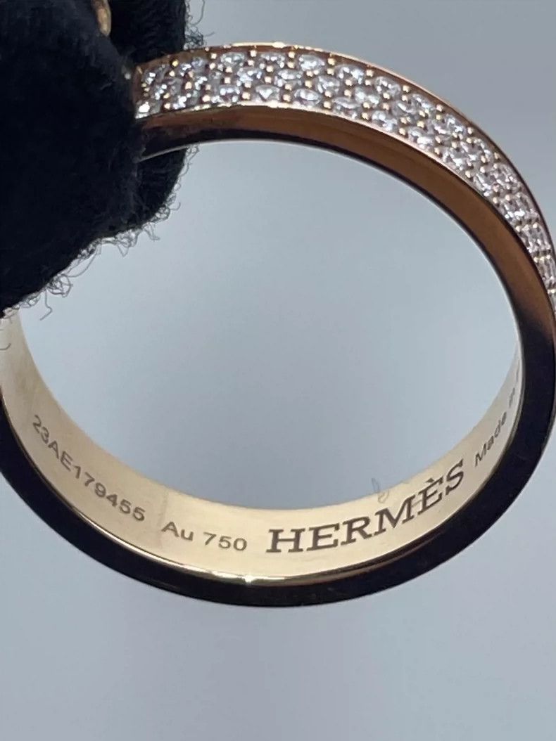 Hermes Hermes Clochette Series Diamond Ring Size 54 Size ONE SIZE - 7 Thumbnail
