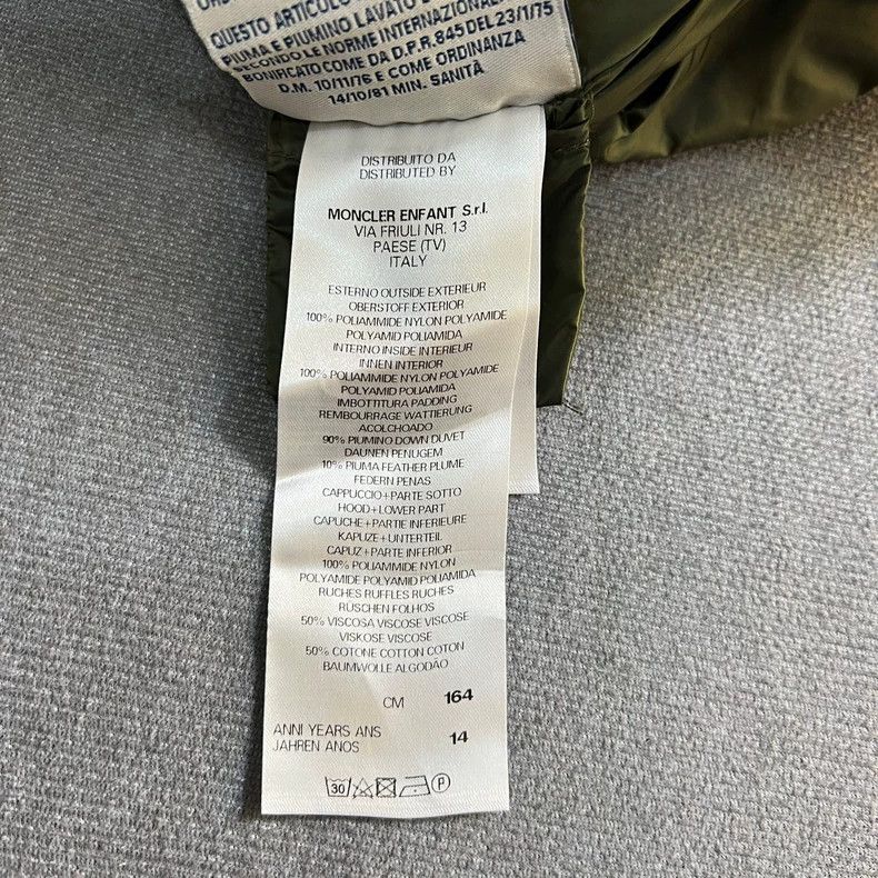 Moncler Moncler Green Logo Down Jacket Size S / US 4 / IT 40 - 6 Thumbnail