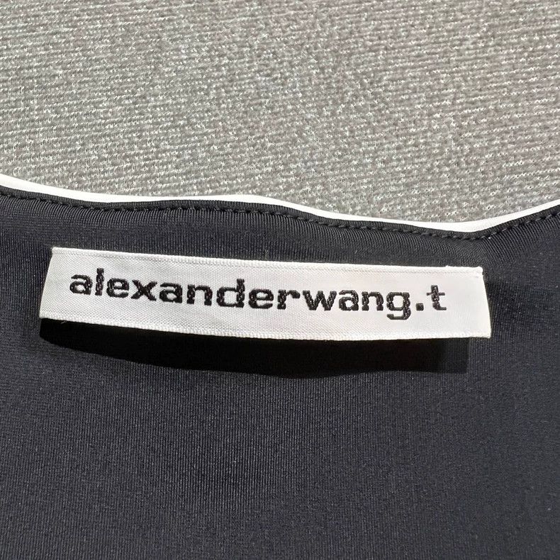Alexander Wang Alexander Wang White Cropped Logo T-Shirt Size XS / US 0-2 / IT 36-38 - 5 Thumbnail