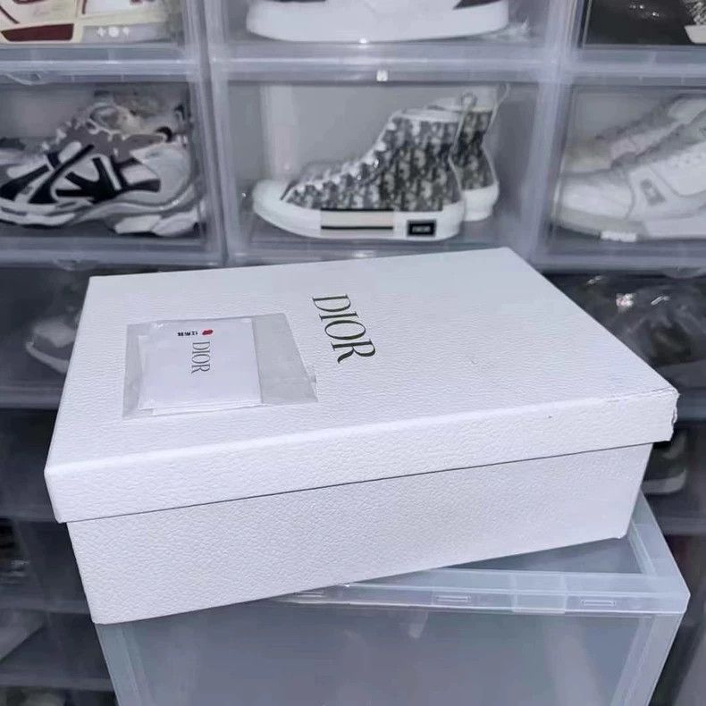 Dior Dior Grey Canvas Sneaker with Logo Print Size US 5 / IT 35 - 9 Thumbnail