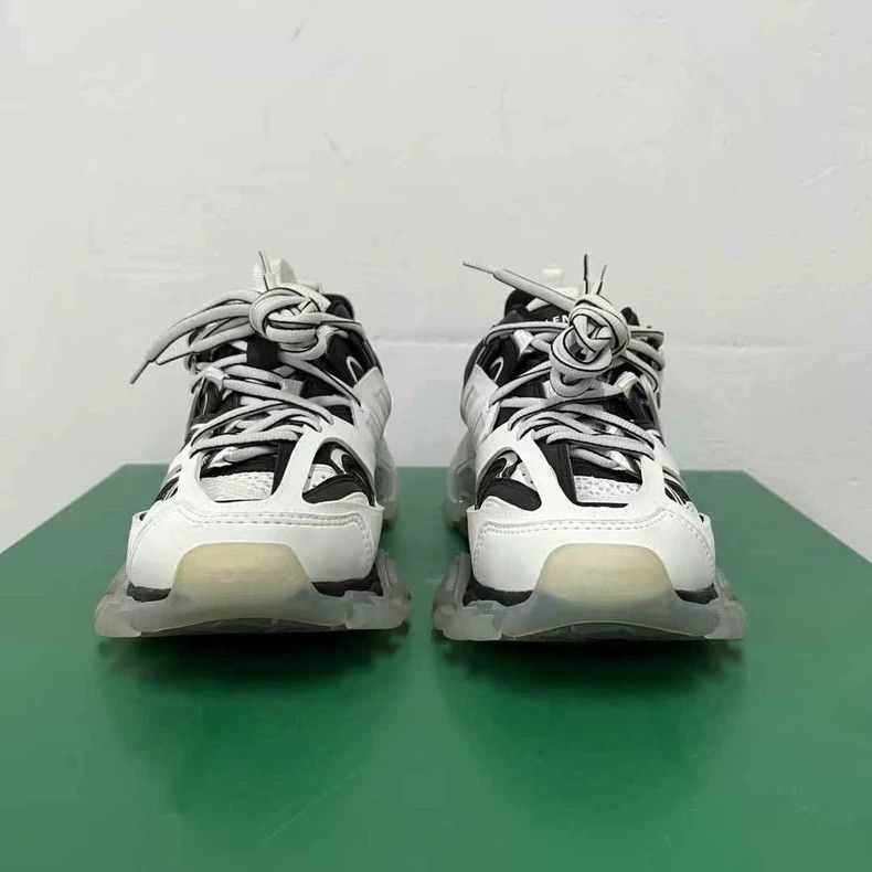 Balenciaga Balenciaga Track Sneakers Black and White Size US 6 / IT 36 - 2 Thumbnail