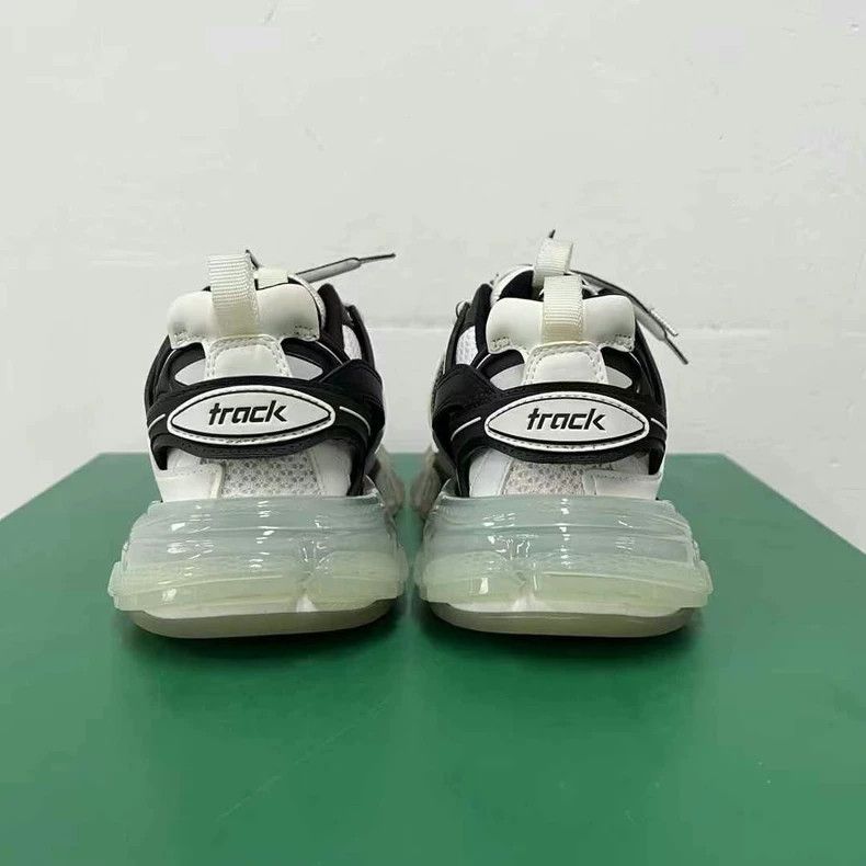 Balenciaga Balenciaga Track Sneakers Black and White Size US 6 / IT 36 - 3 Thumbnail