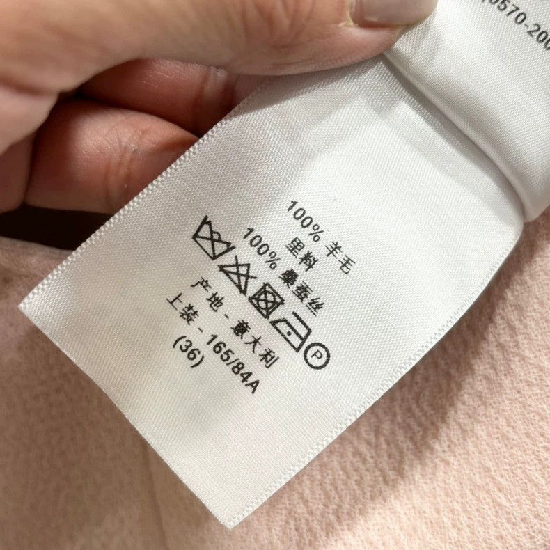 Dior Dior Pink V-Neck Fitted Dress Size S / US 4 / IT 40 - 6 Thumbnail