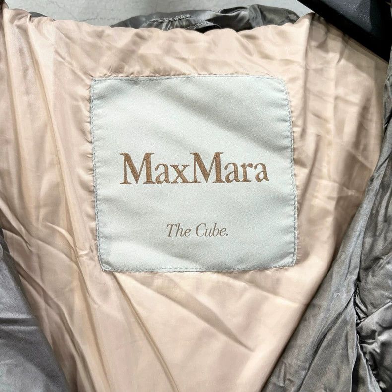 Moncler Maxmara Hooded Mid-Length Down Jacket Size L / US 10 / IT 46 - 3 Thumbnail