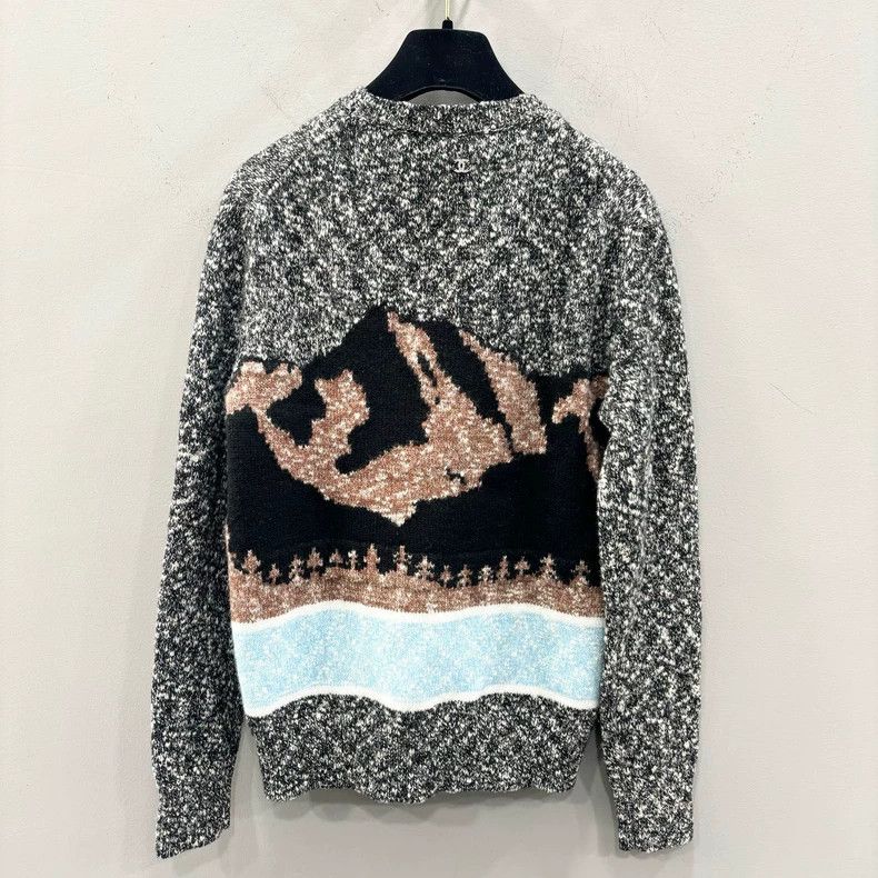 Chanel Chanel Gray Mountain Cashmere Sweater Size 34 Size XS / US 0-2 / IT 36-38 - 2 Thumbnail