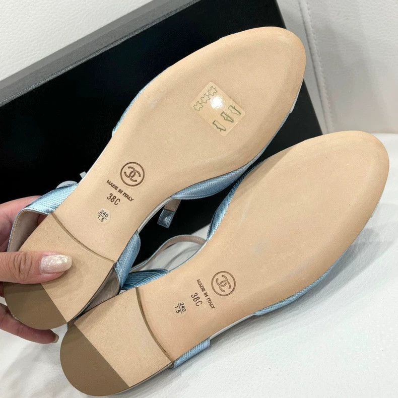 Chanel Chanel Color Block Mary Jane Flats Size 38 Size US 8 / IT 38 - 6 Thumbnail