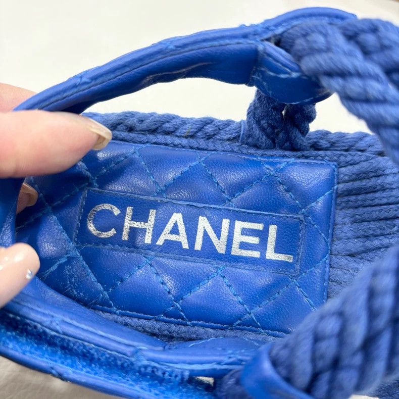 Chanel Chanel Logo Strap Sandals Size 36 Size US 6 / IT 36 - 4 Thumbnail