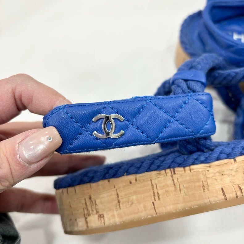 Chanel Chanel Logo Strap Sandals Size 36 Size US 6 / IT 36 - 3 Thumbnail