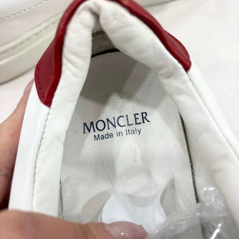 Moncler Moncler Classic White Casual Sneakers Size US 6 / IT 36 - 5 Thumbnail