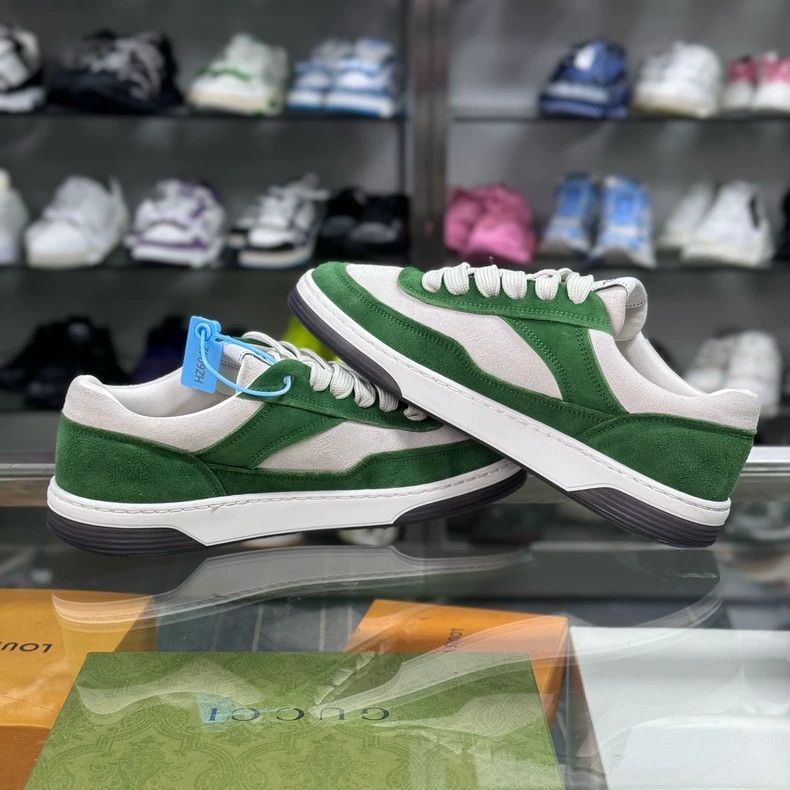 Chanel CHANEL White Green Sneakers Size 37 Size US 7 / IT 37 - 5 Thumbnail