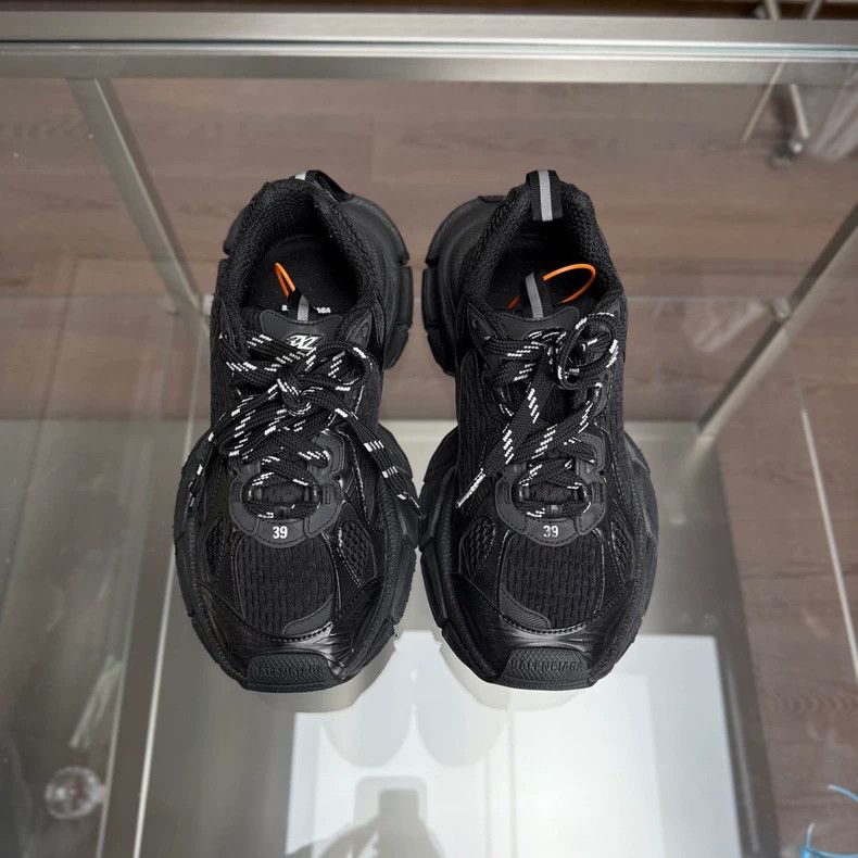 Balenciaga Balenciaga 3XL Black and White Sneakers Size US 6 / IT 36 - 4 Thumbnail