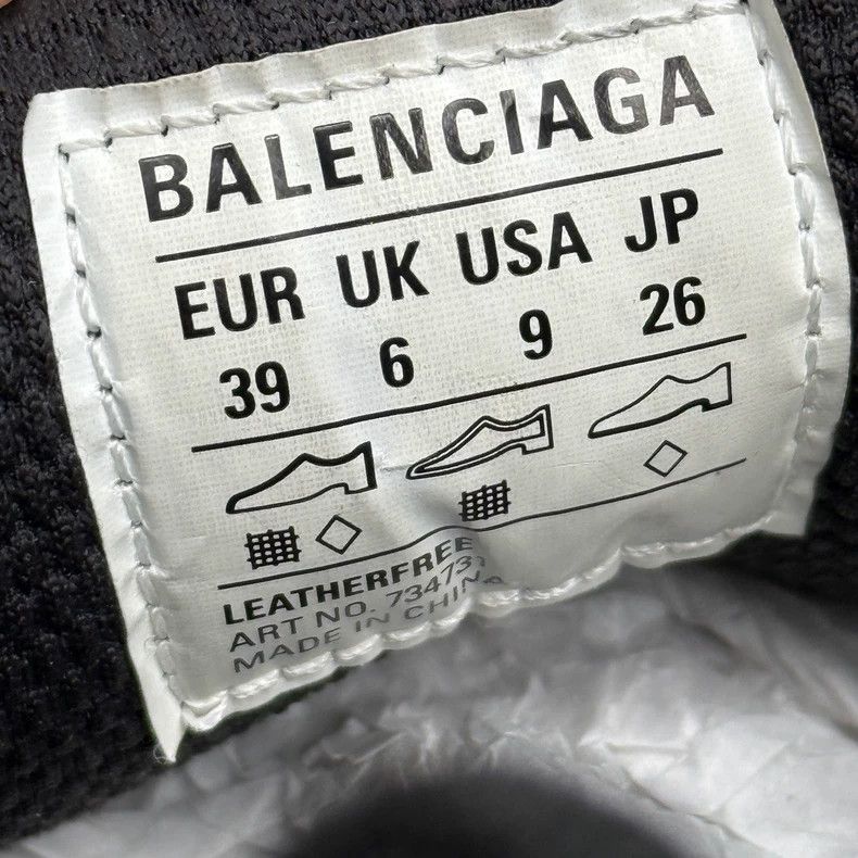 Balenciaga Balenciaga 3XL Black and White Sneakers Size US 6 / IT 36 - 9 Thumbnail