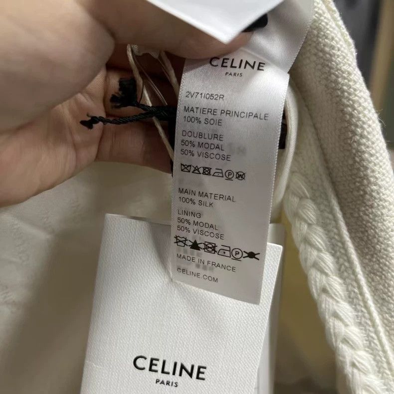 Celine Celine White Casual Long Sleeve Jacket Size S / US 4 / IT 40 - 4 Thumbnail