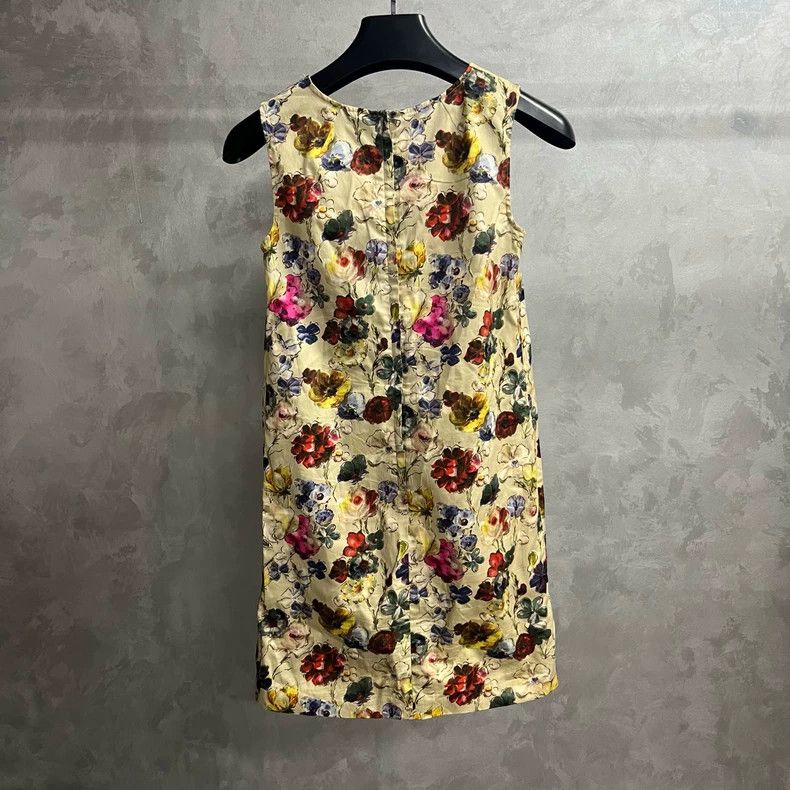 Dolce & Gabbana Floral Print Dress by Dolce & Gabbana Size S / US 4 / IT 40 - 4 Thumbnail