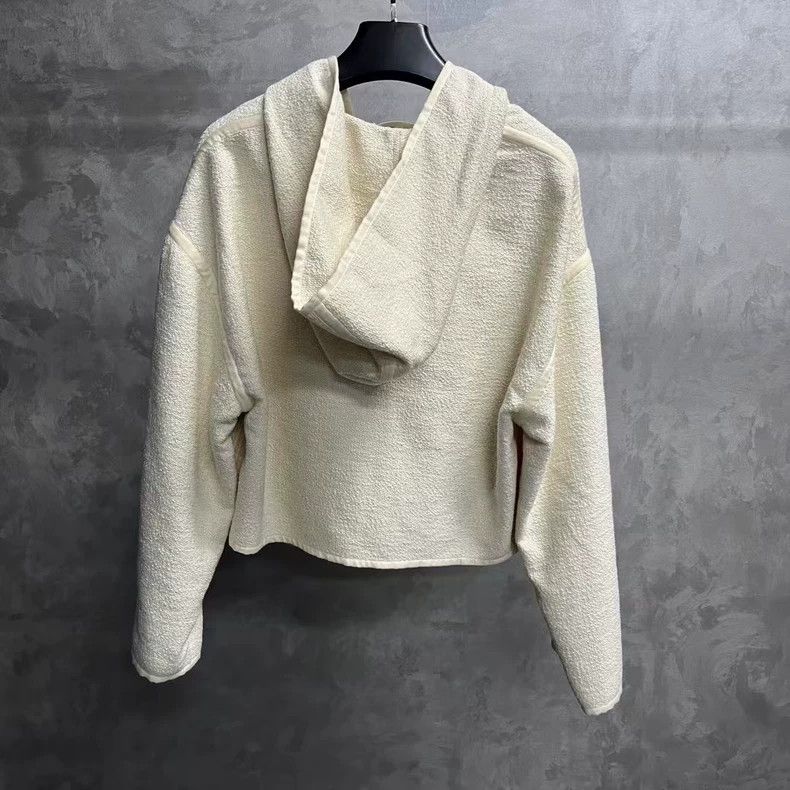 Celine Celine Beige Hooded Long Sleeve Jacket Size S / US 4 / IT 40 - 4 Thumbnail