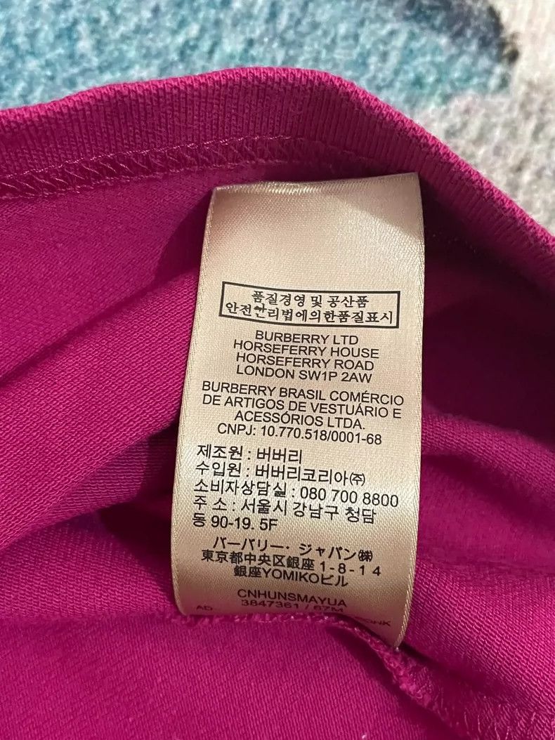 Burberry Burberry Women's Casual Short Sleeve Top Size L / US 10 / IT 46 - 7 Thumbnail